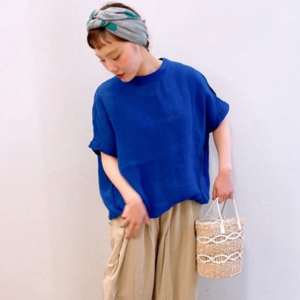 涼しく快適なトップス！ゆったりシルエットでもお洒落に仕上げるコツ。