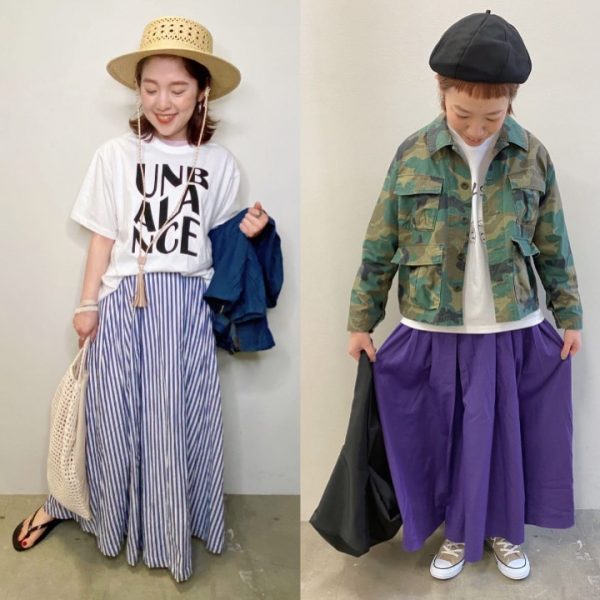 【今っぽく魅せる！】イメージ別のロングスカートコーデ