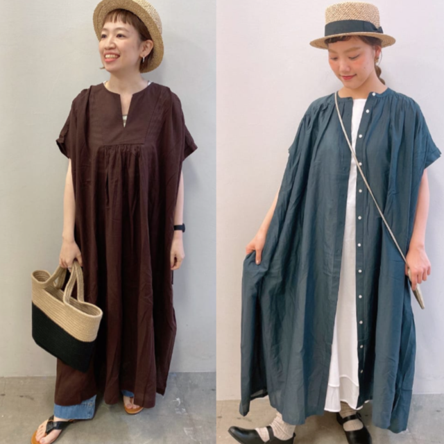 ナチュラルなワンピでお洒落にくつろぐ 休日のワンピースコーデ Hughugblog