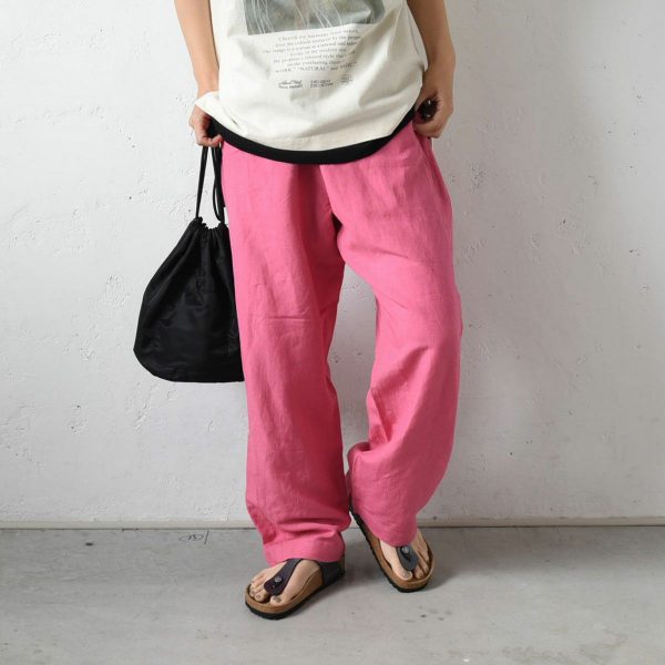 ウエストゴムで快適でも手抜き感なし！イージーパンツをおしゃれに着こなそう♪