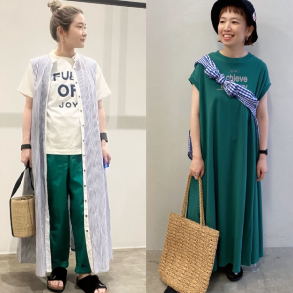 ワンピースが主役！トレンドもおさえた休日のおでかけコーデ