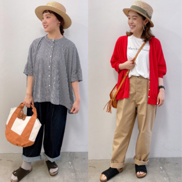 ナチュラル好きさんにおすすめ！ 定番のパンツで秋まで着られるコーデ