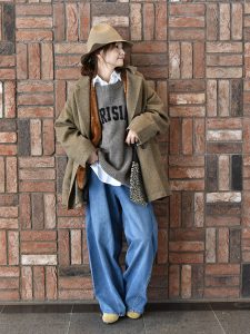 40代　50代　カジュアルコーデ