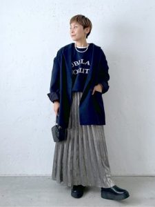 40代 秋冬 カジュアルコーディネート