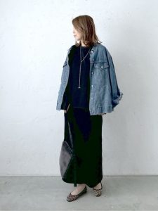 40代　50代　カジュアルコーデ