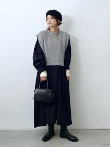 40代 秋冬 カジュアルコーディネート