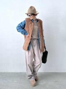 40代　50代　カジュアルコーディネート