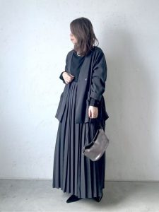 ４０代　５０代　カジュアル　冬の着こなし