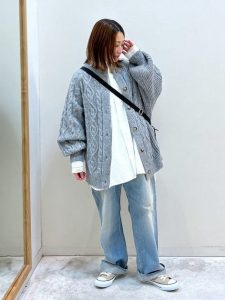 40代　50代　カジュアル　冬の着こなし