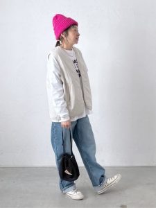 40代　50代　カジュアル　デニム