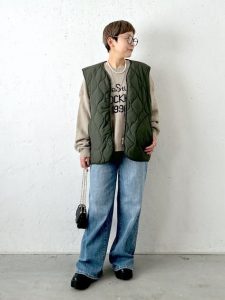 40代 着こなし 大人カジュアル コーデ出