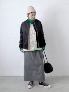 40代　50代　カジュアル　冬の着こなし