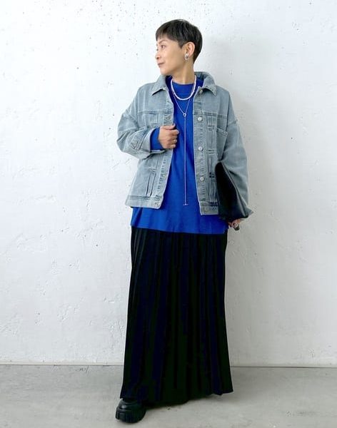 2025年 低身長でも引きずらない丈のロングスカートのご提案