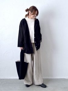 40代 50代 カジュアル 春の着こなし