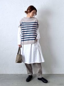 40代 50代 冬から春 着こなし