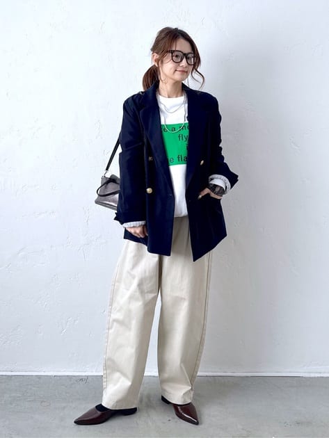 上品 カジュアル 着こなし 40代 50代