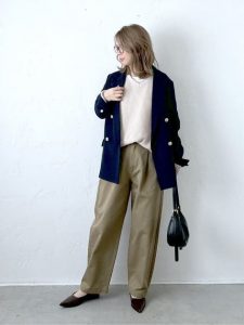 40代 50代 カジュアル 春の着こなし