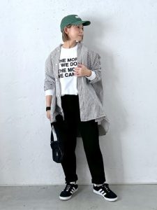 40代　50代　カジュアル　
春の着こなし