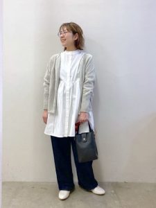 大人の女性　スプリングファッション　カジュアルファッション