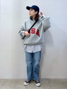 40代　50代　カジュアル
春の着こなし