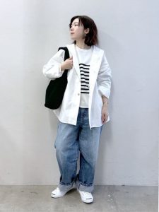 40代 50代 カジュアル 春の着こなし