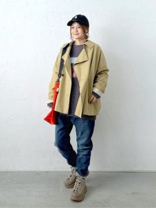 40代 50代 春から冬 カジュアルコーディネート