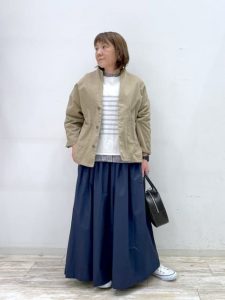 40代 50代 カジュアル 春の着こなし