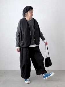 40代 50代 春から冬 カジュアルコーディネート