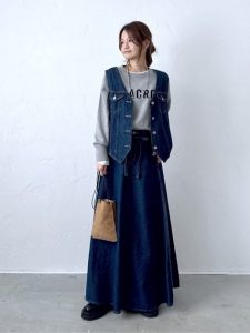 大人の女性　スプリングファッション　カジュアルファッション