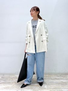 大人の女性　スプリングファッション　カジュアルファッション