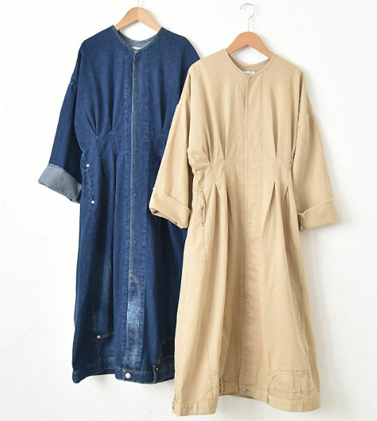 この春に着たいデニムコートワンピースの着こなし術をご紹介