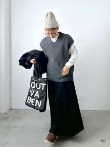 40代以上 冬 春 体型カバー