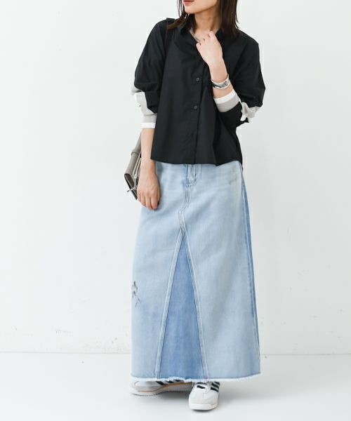 季節の変わり目はデニムスカートで決まり！お洒落とスタイルアップを実現