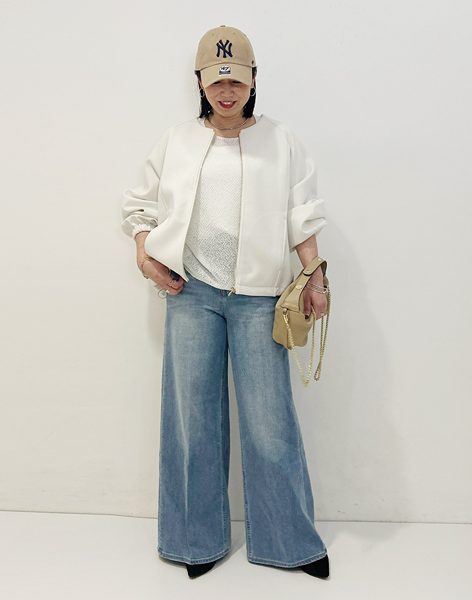 春の明るめカラーを大人っぽくコーディネートするコツ！シンプルが鉄則