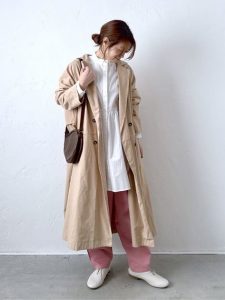 シンプルおしゃれ 大人カジュアル 春ファッション テクニック