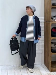 シンプルおしゃれ 大人カジュアル 春ファッション テクニック