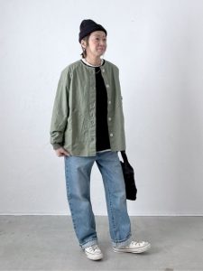 シンプルおしゃれ 大人カジュアル 春ファッション テクニック