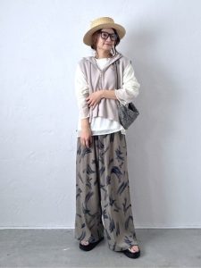 40代・50代　涼しいパンツ　春夏