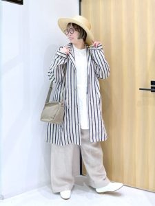 40代・50代　涼しいワイドパンツ　春夏