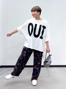 40代・50代　涼しいワイドパンツ　春夏