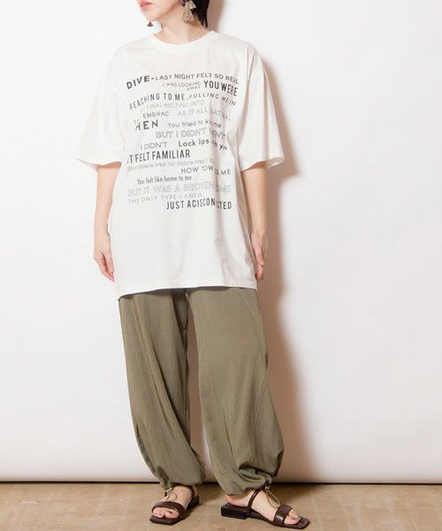 カジュアル・Tシャツを大人っぽく着る！コツは、上品さと清潔感をキープ