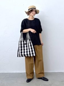 ワイドパンツは着回し力で選ぶ!40代・50代の大人に似合う3アイテム着回し夏コーデ