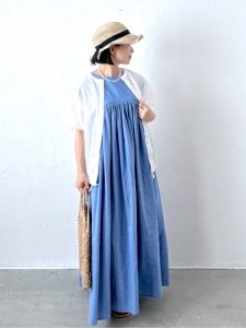 涼しく上品に着こなす!40代・50代のための春夏ワンピース12選|1枚でもレイヤードでも