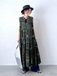 涼しく上品に着こなす!40代・50代のための春夏ワンピース12選|1枚でもレイヤードでも