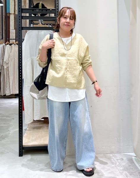 ワイドパンツは着回し力で選ぶ！40代・50代の大人に似合うワイドパンツ３アイテム着回し夏コーデ