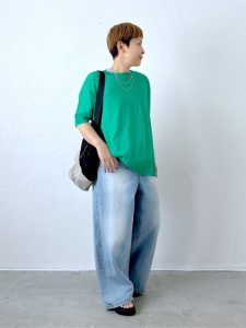 ワイドパンツは着回し力で選ぶ!40代・50代の大人に似合う3アイテム着回し夏コーデ