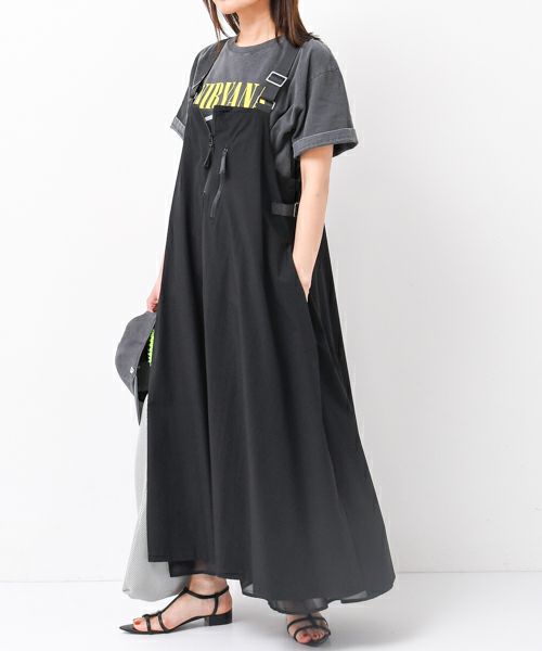 暑い時のお出かけコーデ。キャミ＆ワンピースをゆるっと綺麗めに着こなすコツ