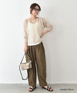 50代がもっと輝く！体型カバーも叶う、おしゃれTシャツ＆カットソーコーデ