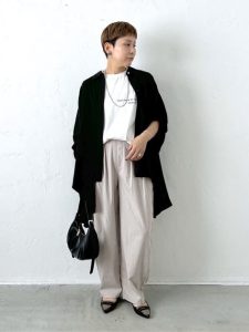 50代がもっと輝く！体型カバーも叶う、おしゃれTシャツ＆カットソーコーデ