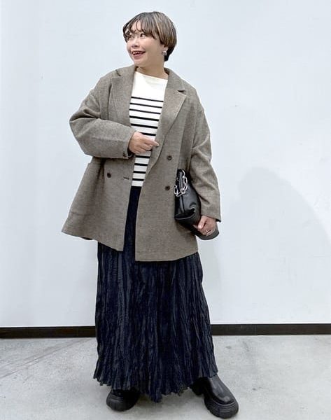 軽くて暖かい♡40代・50代のためのライトアウター着こなし術｜シャツ・ジャケット・ブルゾン